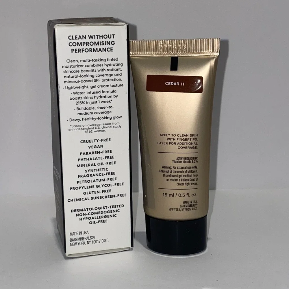 bareMinerals‎ Complexion Rescue Tinted Hydrating Gel Cream Cedar 11